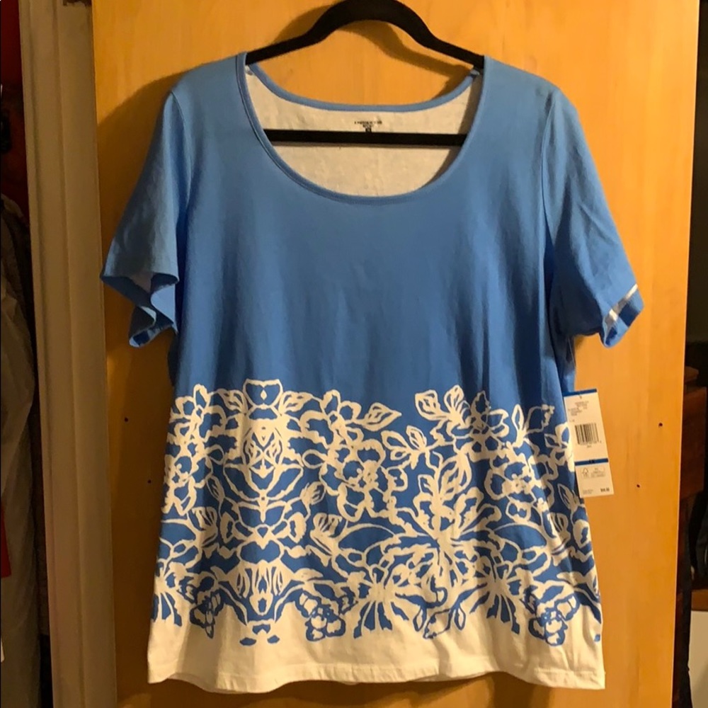 Jones New York Printed T-Shirt